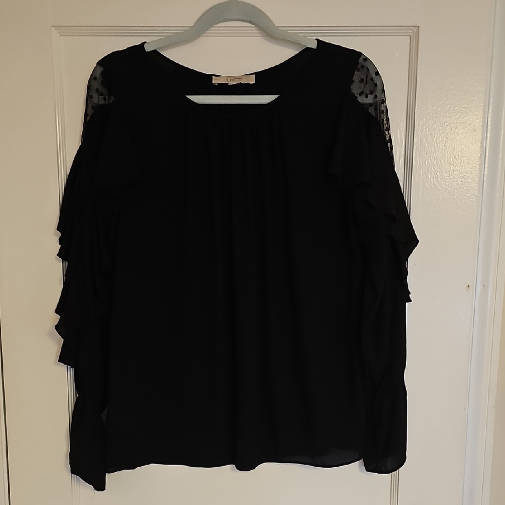 Elegant LOFT Black Women's Top